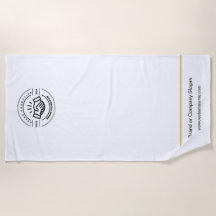 Business Logo | Beach Towel Minimalist Beach Towel