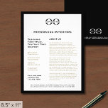 Business Logo Black and White Promotional Flyer<br><div class="desc">A simple custom black and white business flyer template in a modern minimalist style that can be easily updated with your company logo,  contact details,  and custom flyer text. Ideal for marketing products,  services,  promotions,  event pricing,  and more. Perfect for business professionals looking to enhance their brand presence.</div>