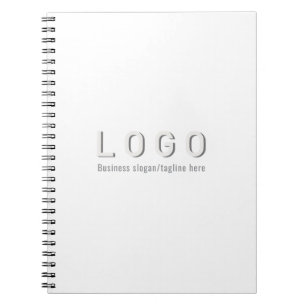 Business Logo Black Notebook