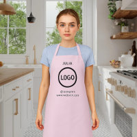 Business Logo | Blush Pink Employee Staff Name