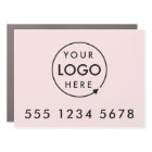 Business Logo Blush Pink Professional Feminine
