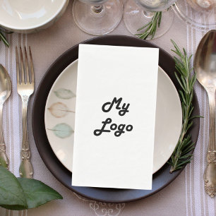 Business logo brand colour napkin
