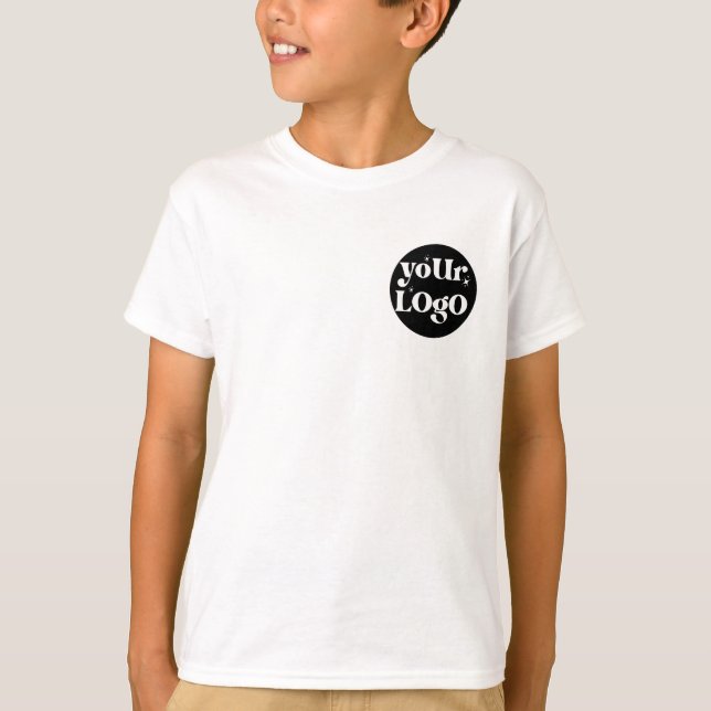 Business Logo Branded Front And Back T-Shirt (Front)