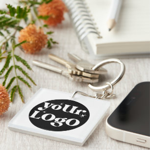 Business Logo Branded Key Ring