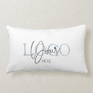 Business Logo Branded Promotional Your Logo Here Lumbar Cushion