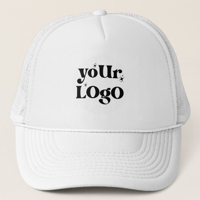 Business Logo Branded Trucker Hat (Front)