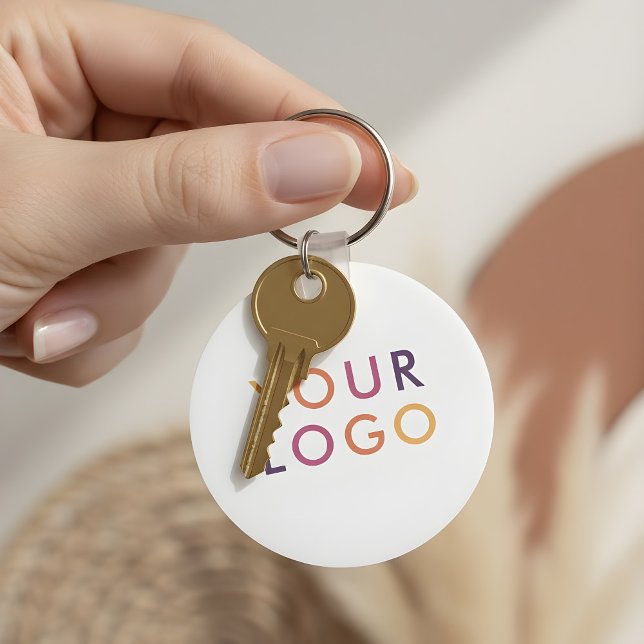 Business Logo Branding Key Ring (Creator Uploaded)