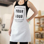 Business Logo Branding White Apron<br><div class="desc">Discover the epitome of personalised professionalism with our custom aprons, tailored exclusively to encapsulate the essence of your brand! Our superior-quality aprons are not just a protective overlay; they’re a statement of your brand’s unique identity. With your personalised business logo elegantly embroidered or printed on, these aprons serve as a...</div>