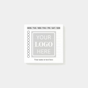 Business Logo Check List Post-it Notes