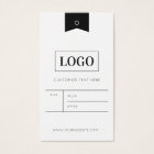 Business Logo Clothing Label Price Hang Tag
