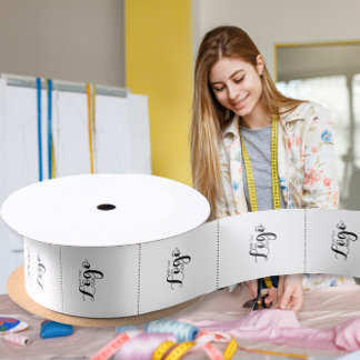 business logo Clothing labels laundry care logos Satin Ribbon