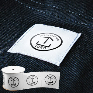 Business Logo Clothing Labels Sew On Sewing Tags Satin Ribbon