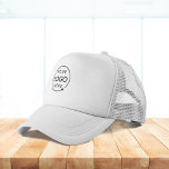 Business Logo Company Branded Employee Staff Trucker Hat<br><div class="desc">A simple custom business template in a modern minimalist style which can be easily updated with your company logo. If you need any help personalising this product,  please contact me using the message button below and I will be happy to help.</div>