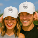 Business Logo Company Branded Employee Staff Trucker Hat<br><div class="desc">A simple custom business template in a modern minimalist style which can be easily updated with your company logo. If you need any help personalising this product,  please contact me using the message button below and I will be happy to help.</div>