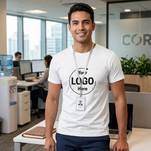 Business Logo Company Branded T-Shirt