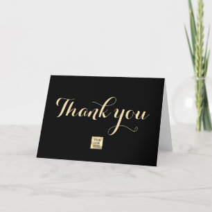 Business Logo Company Corporate Marketing  Thank You Card