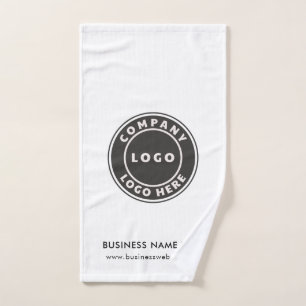 Business Logo Company Employee Simple Promotional Hand Towel