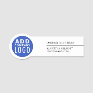 Business Logo Company Employee Staff Name Tag