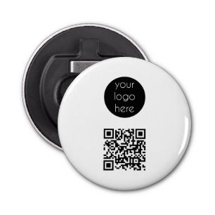 Business Logo Company Promotional QR Code Bottle Opener