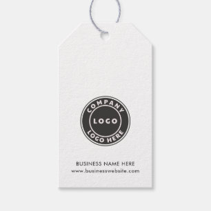 Business Logo Company Promotional Simple Gift Tags