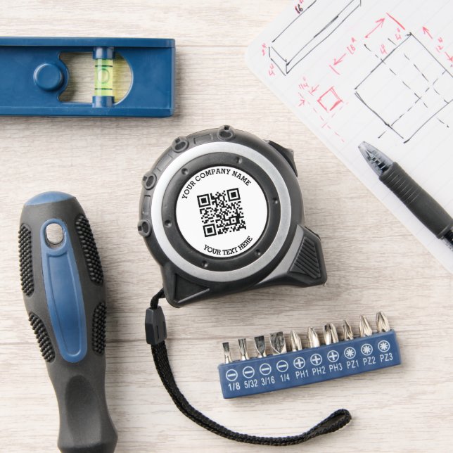 Business Logo Corporate Black Handyman QR Code 1 (Workshop)