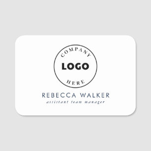 Business Logo Corporate Employees Conference Name Tag
