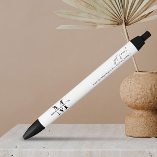 Business Logo Corporate Gift Promotional Branded Blue Ink Pen