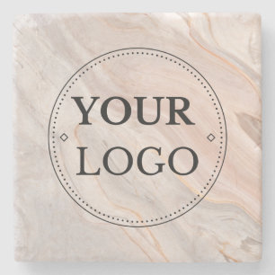 Business Logo Corporate Modern Employee Stone Coaster