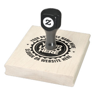 Business Logo Custom Bold Rubber Stamp