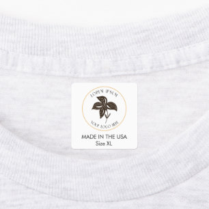 Business Logo Custom Clothing Size Iron On