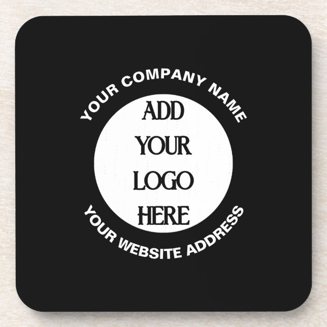 Business Logo Custom  Coaster (Front)