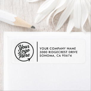 Business Logo Custom Company Return Address Label