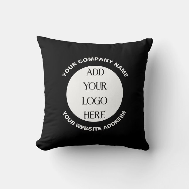 Business Logo Custom  Cushion (Front)
