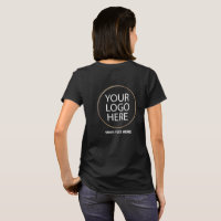 Business Logo | Custom Employee back & front black