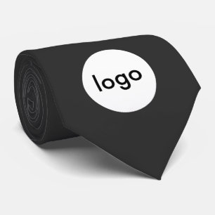 Business Logo Custom Employee Company Tie