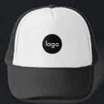 Business Logo Custom Employee Company Trucker Hat<br><div class="desc">Business Logo Custom Employee Company Staff Hat. Simple custom branded company logo template.</div>