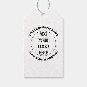 Business Logo Custom Gift Tags