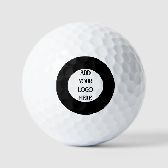 Business Logo Custom  Golf Balls (Front)