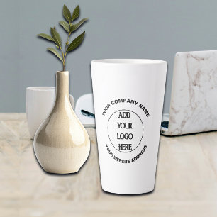 Business Logo Custom  Latte Mug