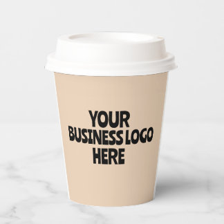 BUSINESS LOGO CUSTOM PAPER CUPS