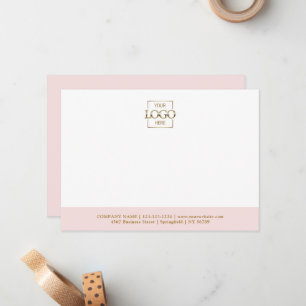 Business Logo Custom Personalised Modern Flat Card
