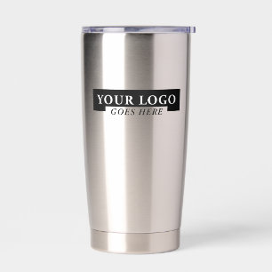 Business logo Custom QR code website Professional Insulated Tumbler