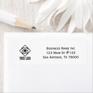 Business Logo Custom Return Address