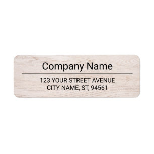 Business Logo Custom Return Address Label