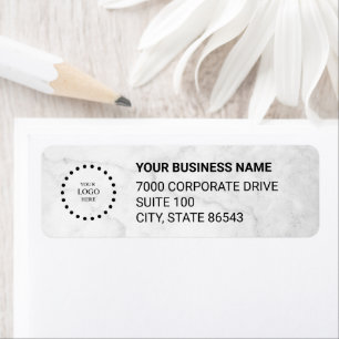 Business Logo Custom Return Address Label