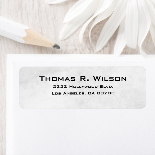 Business Logo Custom Return Address Label (Insitu)