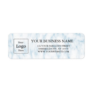 Business Logo Custom Return Address Label