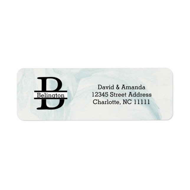 Business Logo Custom Return Address Label (Front)