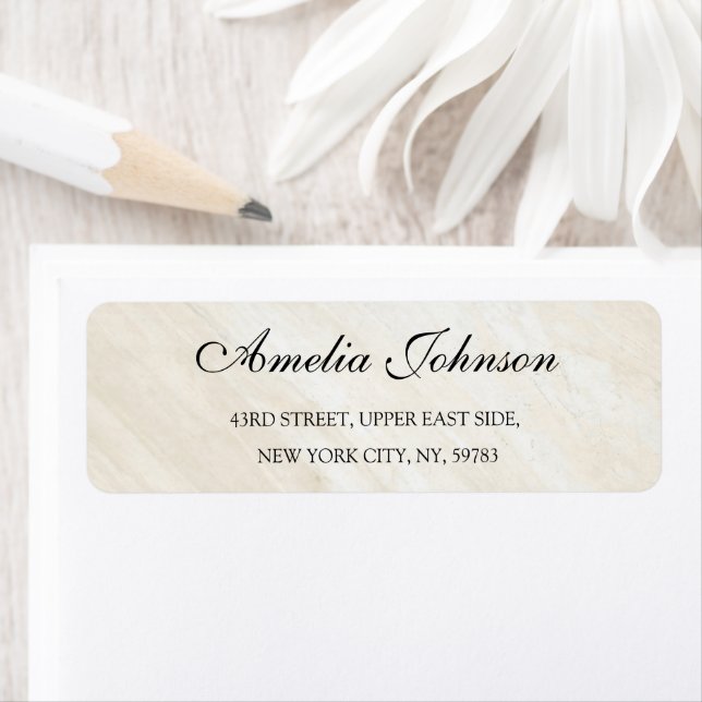 Business Logo Custom Return Address Label (Insitu)