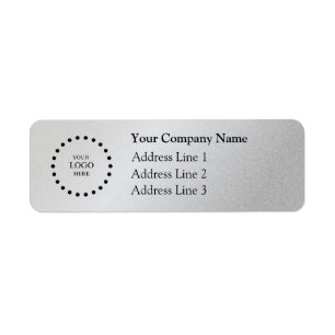 Business Logo Custom Return Address Label